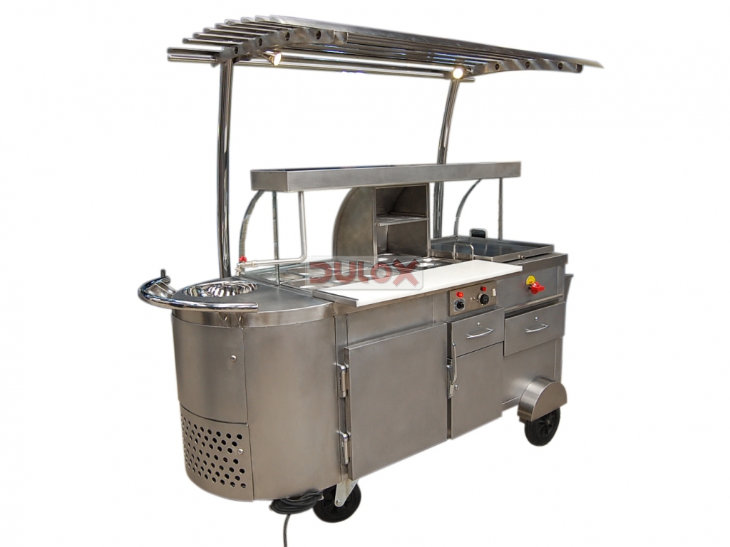 CARRO HOT-DOG MODELO CURVO /CAMCUR-01400